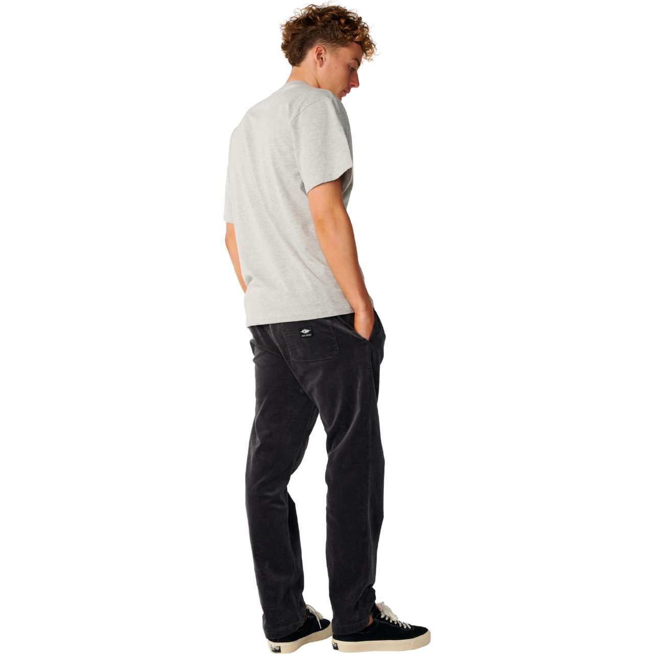 2026 Rip Curl Mens Classic Surf Cord Beach Pant 03EMPA - Washed Black